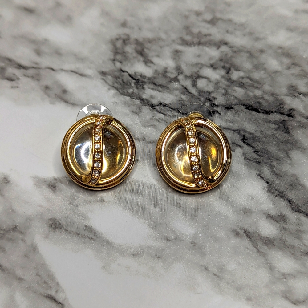 Joan Rivers Vintage Classic Collection Post Back Gold-Toned Earrings